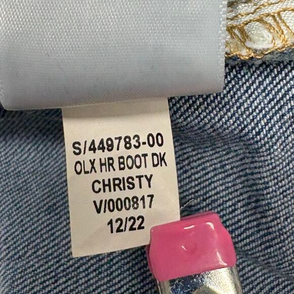 Old Navy Women's High-Rise Kicker Boot-Cut Jeans Size 4 - Picture 9 of 13